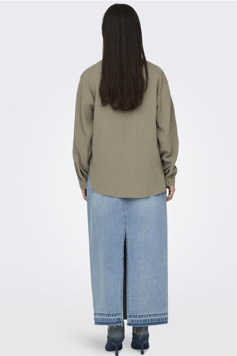 Jacqueline de Yong jdytheis life l/s loose shirt wvn n